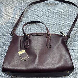 Ralph Lauren Burgundy Purse